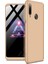 Galaxy A20S Kılıf Zore 360 Tam Koruma 3 Parça Ays Kapak Gold 1