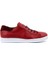 Bordo Deri Erkek Sneaker 1