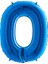 O Harf Grabo Mavi Folyo Balon 102 cm 1