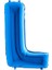 L Harf Grabo Mavi Folyo Balon 102 cm 1
