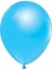 Metalik Açık Mavi Lateks Balon 10'lu 1