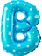 Folyo Balon B Harf Mavi Yıldızlı 40 cm 1