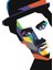 Anonim İllüstrasyon Charlie Chaplin Kanvas Tablo 3