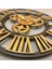 Kayra Tasarım Ahşap Duvar Saati Antik Gold Roma 50Cm 4