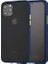 Apple iPhone 11 Kılıf Zore Fri Mat Darbe Emici Silikon Lacivert 1