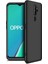 Oppo A9 2020 Kılıf Zore 360 Tam Koruma 3 Parça Ays Kapak Siyah 1
