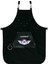 Nakışlı Boyundan Askılı Mutfak İş Önlüğü Barista Master Chef Garson Kuaför Tattoo Önlük Siyah 2