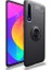 Huawei P Smart Pro 2019 Kılıf Ultra Korumalı Yüzüklü Manyetik Ravel Silikon Siyah 1