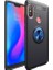Xiaomi Redmi Note 6 Pro Kılıf Ultra Korumalı Yüzüklü Manyetik Ravel Silikon Siyah - Mavi 1