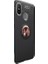 Xiaomi Mi 8SE Kılıf Ultra Korumalı Yüzüklü Manyetik Ravel Silikon Siyah - Rose 1