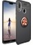 Huawei Y6 2019 Kılıf Ultra Korumalı Yüzüklü Manyetik Ravel Silikon Siyah - Rose + Cam Ekran Koruyucu 1