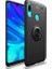 Samsung Galaxy A10S Kılıf Ultra Korumalı Yüzüklü Manyetik Ravel Silikon Siyah + Nano Ekran Koruyucu 1