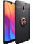 Xiaomi Redmi 8A Kılıf Ultra Korumalı Yüzüklü Manyetik Ravel Silikon Siyah - Rose + Nano Ekran Koruyucu 1