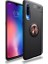 Xiaomi Mi 9SE Kılıf Ultra Korumalı Yüzüklü Manyetik Ravel Silikon Siyah - Rose + Tam Kaplayan 5D Cam Ekran Koruyucu 1