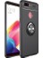Oppo AX7 Kılıf Ultra Korumalı Yüzüklü Manyetik Ravel Silikon Siyah + Tam Kaplayan 6D Nano Ekran Koruyucu 1