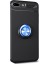 Apple iPhone 7/8 Kılıf Ultra Korumalı Yüzüklü Manyetik Ravel Silikon Siyah - Mavi + Full Body 360 Ekran Koruyucu Ön Arka 1