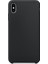 Apple iPhone Xs Max Kılıf Lansman Görünüm Silinebilir Silikon Siyah 1