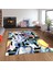 Özel Tasarım Dekoratif Kaymaz Taban Yıkanabilir Trend Halı 80 x 120 cm 1