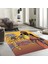 Özel Tasarım Dekoratif Kaymaz Taban Yıkanabilir Trend Halı 80 x 120 cm 1