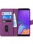 Samsung Galaxy A7 2018 Kılıf Fabric Book Wallet Mor 2