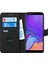 Samsung Galaxy A7 2018 Kılıf Fabric Book Wallet Siyah 2