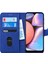 Samsung Galaxy A10s Kılıf Fabric Book Wallet Lacivert 2