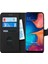 Samsung Galaxy A30 Kılıf Fabric Book Wallet Siyah 2