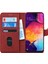 Samsung Galaxy A30s Kılıf Fabric Book Wallet Kırmızı 2