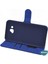 Samsung Galaxy A30s Kılıf Fabric Book Wallet Lacivert 3