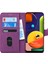 Samsung Galaxy A50s Kılıf Fabric Book Wallet Mor 2