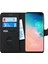 Samsung Galaxy S10 Plus Kılıf Fabric Book Wallet Siyah 2