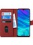 Huawei P Smart 2019 Kılıf Fabric Book Wallet Kırmızı 2