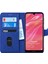 Huawei Y7 Prime 2019 Kılıf Fabric Book Wallet Lacivert 2
