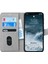 Apple iPhone XS Kılıf Fabric Book Wallet Gri 2
