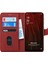 Oppo A5S Kılıf Fabric Book Wallet Kırmızı 2