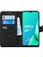 Oppo A9 2020 Kılıf Fabric Book Wallet Siyah 2
