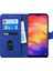 Xiaomi Redmi Note 7 Pro Kılıf Fabric Book Wallet Lacivert 2