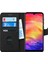 Xiaomi Redmi Note 7 Pro Kılıf Fabric Book Wallet Siyah 2