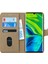 Xiaomi Mi Note 10 Kılıf Fabric Book Wallet Gold 2