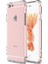Apple iPhone 6/6S Şeffaf Airbag Antishock Silikon Kılıf + Tam Kaplayan Ekran Koruyucu 5D Siyah Cam 1