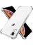 Apple iPhone XR Şeffaf Airbag Antishock Silikon Kılıf + Tam Kaplayan Fiber Nano Ekran Koruyucu 6D Nano Cam 1