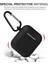 Apple Airpods Kılıf Kancalı Silikon Mor 2