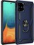 Samsung Galaxy S10 Lite Kılıf Shockproof Standlı Yüzük Tutuculu Mega Case Vega100 Mavi 1