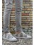 3D Baskılı Beyaz Erkek Sneaker 3