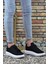 3D Baskılı Siyah Erkek Sneaker 3