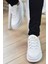 Beyaz Erkek Sneaker 3