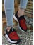 Siyah Kırmızı Erkek Sneaker 2