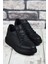 Siyah Siyah Erkek Sneaker 4