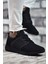 Siyah Siyah Sportz Erkek Sneaker 1