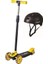 Tekerlekli Kasklı Twist Scooter Sarı 1